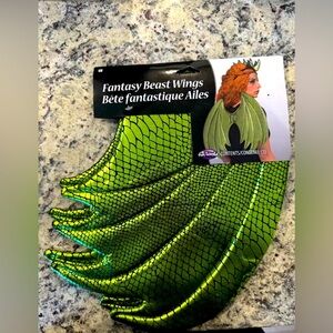 Fantasy Beast Wings Green Cosplay